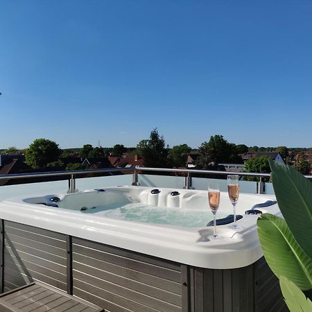 Penthouse Mit Whirlpool Im Herzen Von Niedersachsen Burgwedel  Esterno foto