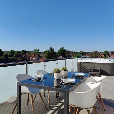 Penthouse Mit Whirlpool Im Herzen Von Niedersachsen Burgwedel  Esterno foto